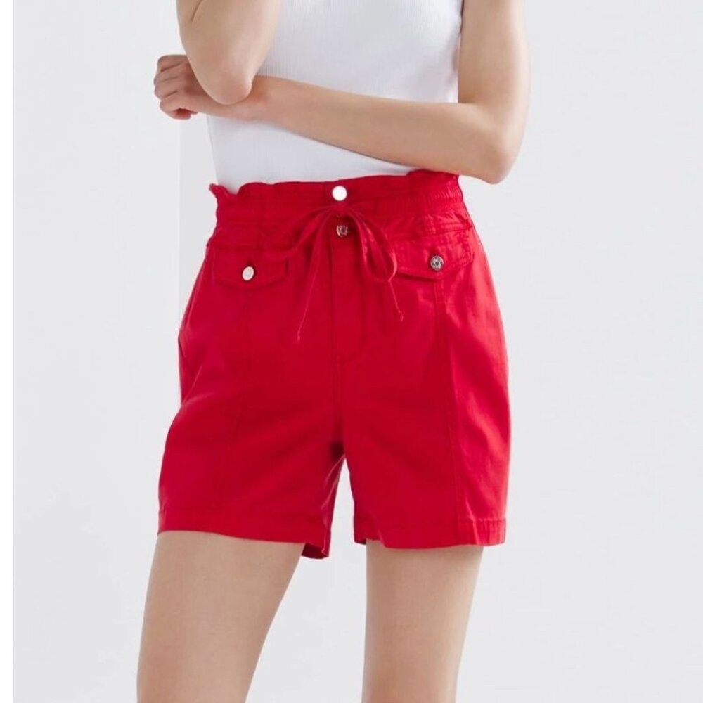 WHBM Extra High Rise Utility Short Sz 6 5"